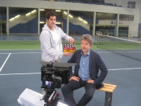 Igor Moška v interview pre Tennis Channel