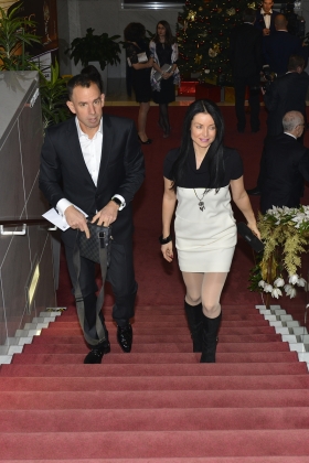 Dominik Hrbatý s manželkou Nelly