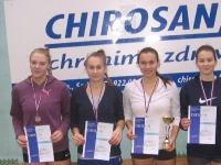 Finalistky štvorhry Kötelesová, Kurtinová a víťazky Jablonovská, Sujová
